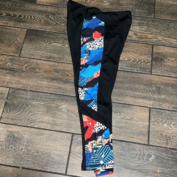 Reebok Yoga pants women Medium Colorful Athletic Leggings - Picture 5 of 9